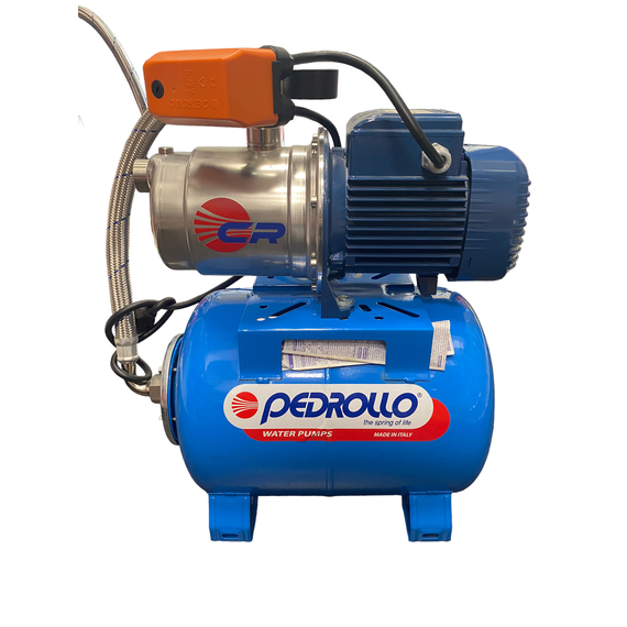 Hidrofor fără protecție împotriva uscării, Pedrollo Hydrofresh PLURIJETm 4/80 - N - 24 CL 0,55 kW