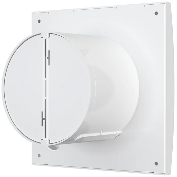 Ventilator de evacuare axial cu clapetă, senzor și temporizator DICITI AURA 4C MRH D100 Alb, 4 image