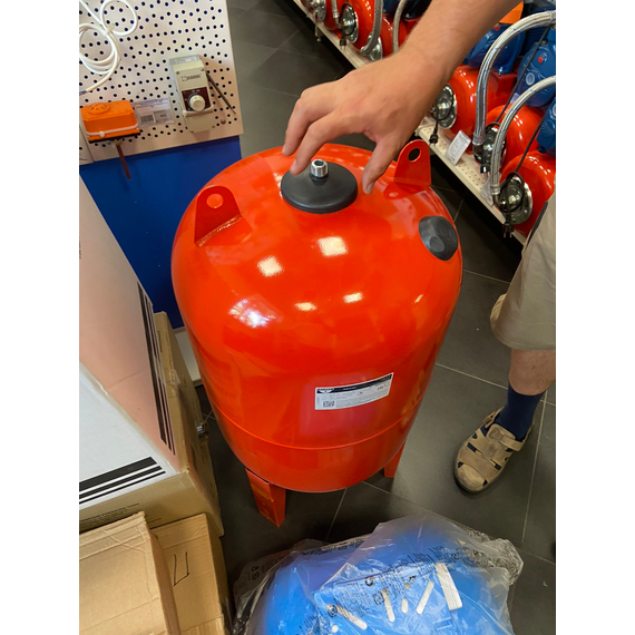 Vas de expansiune Ultra-Pro 100L 1" G (Roșu) vertical Zilmet, 3 image