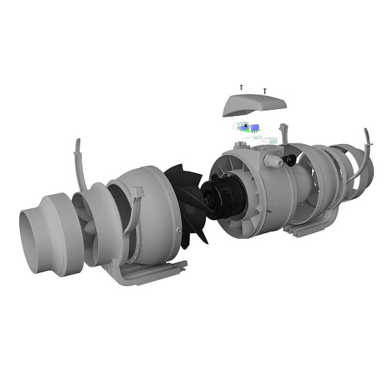 Ventilator axial de canal TYPHOON d.100 Era Pro, 6 image