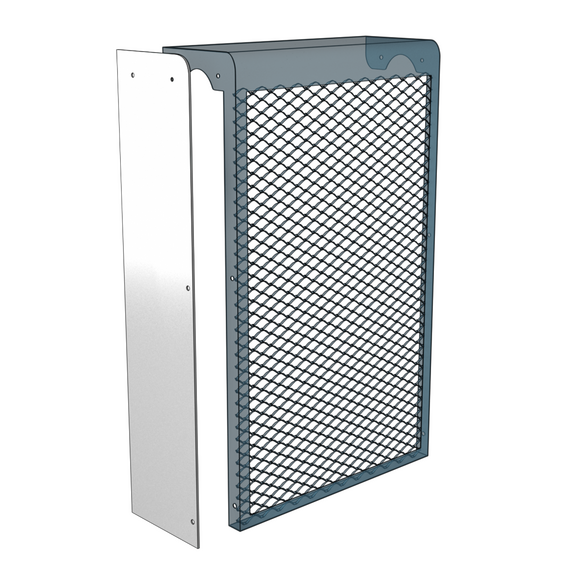 Panou lateral surd pentru ecranul radiatorului EVECS БГ-МЭР, 3 image