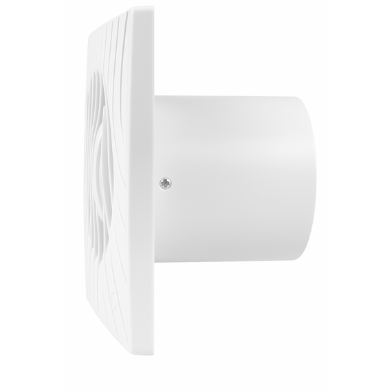 Ventilator de extracție axial cu întrerupător și cablu Awenta WA100WP D100 Alb, 2 image