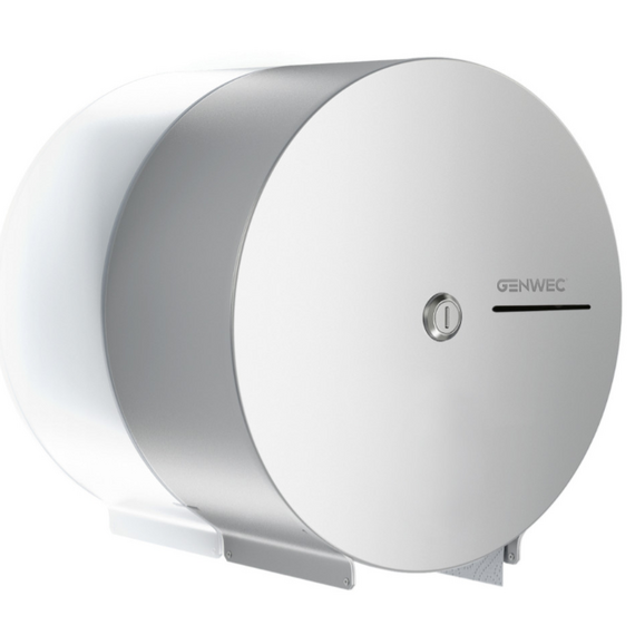 Distribuitor hârtie igienică Jumbo, inox Genwec