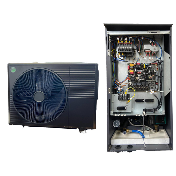 Pompa de caldura split 14 kW 380V R32 aer-apa, Inverter KUBBER