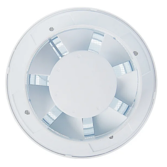 Ventilator de evacuare axial pentru tavan cu grilă Auramax RF 4S D100 Alb, 3 image