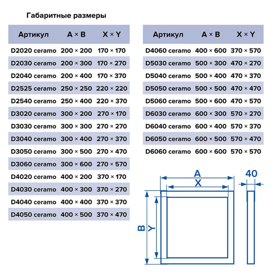 Ușă de revizie pentru gresie detașabilă 60x30 Era, 6 image