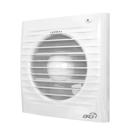 Ventilator de extracție axial cu plasă și temporizator ERA 6S ET D150 Alb, 2 image