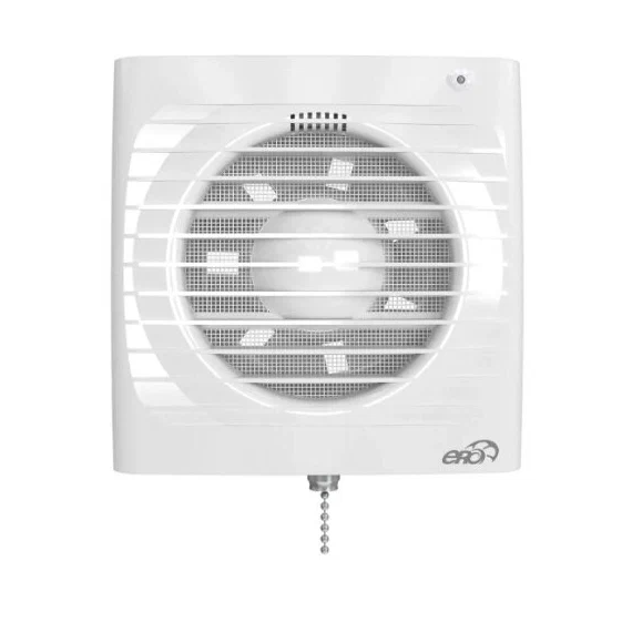 Ventilator de extracție axial cu plasă și șnur ERA 6S-02 D150 Alb