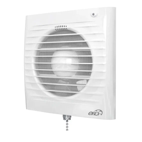 Ventilator de extracție axial cu plasă și șnur ERA 6S-02 D150 Alb, 2 image