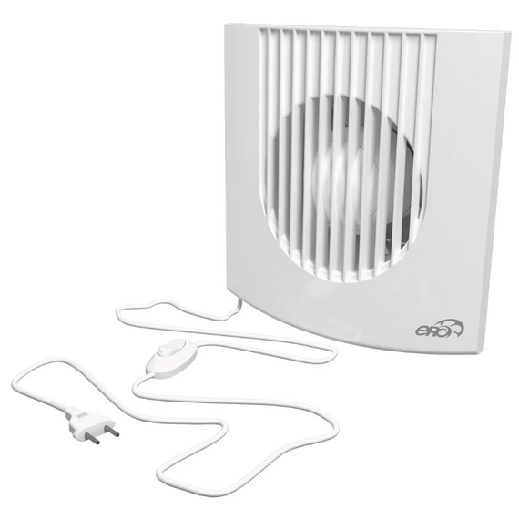 Ventilator de extracție axial cu cablu de alimentare ERA FAVORITE 4-01 D100 Alb