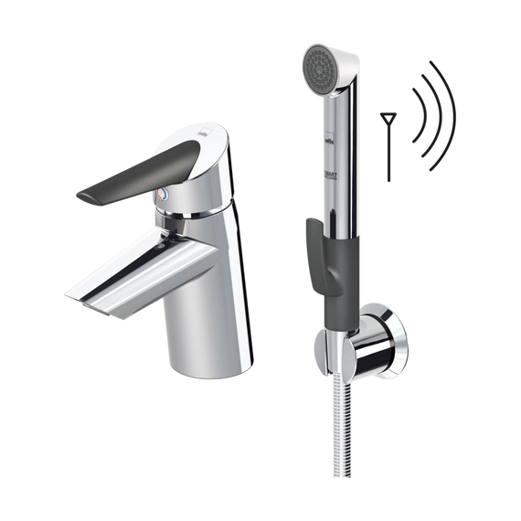 Set de baterie pentru chiuvetă Oras Optima + Smart Bidetta