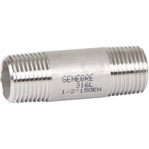 Mufă prelungitoare inox 1"MM *060 mm Genebre