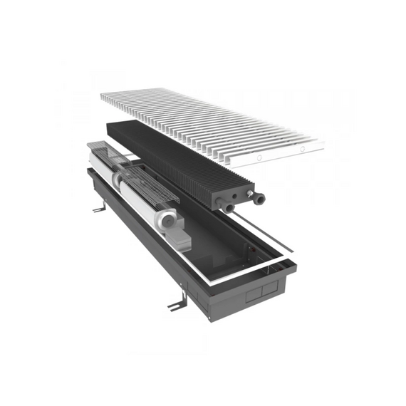 Convector încorporabil cu schimbător de căldură KVZV 250-85-1200/C (max1919W) Techno, 3 image