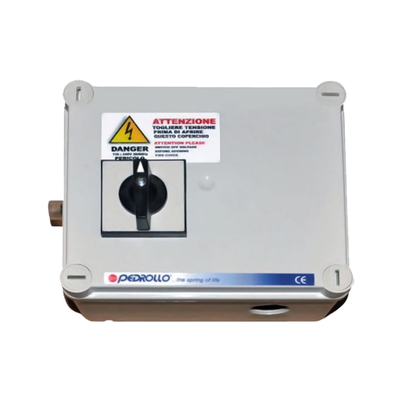Panou de control monofazat (2,2 kW) QEM 300 Pedrollo