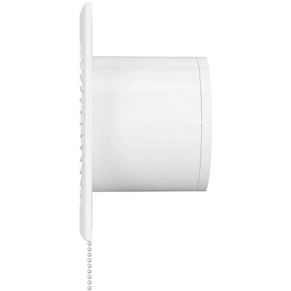 Ventilator de extracție axial cu senzor, clapetă și șnur DICITI SLIM 4C MRH-02 Alb, 3 image