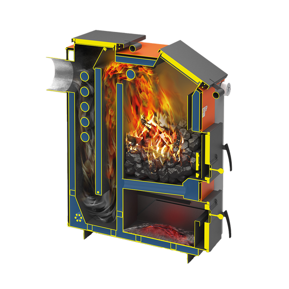 Cazan pe combustibil solid 15 kW TEPLODAR Kupper EXPERT-15, 2 image