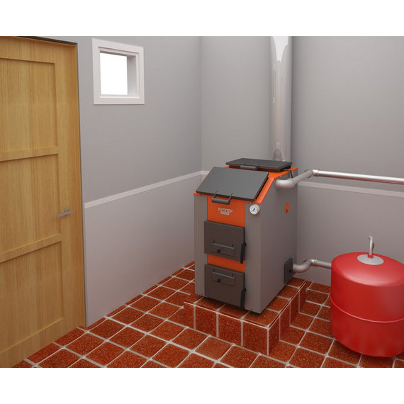Cazan pe combustibil solid 15 kW TEPLODAR Kupper EXPERT-15, 3 image