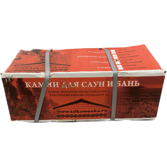 Камень для сауны Теплодар Габбро-диабаз 20 кг (коробка), изображение [1] фото