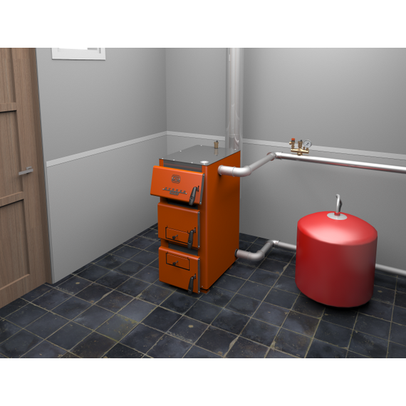 Cazan pe combustibil solid 22 kW TEPLODAR Kupper PRO 22 (2.0), 4 image