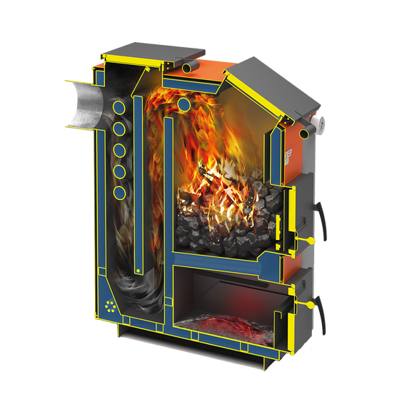 Cazan pe combustibil solid 22 kW TEPLODAR Kupper EXPERT-22, 2 image