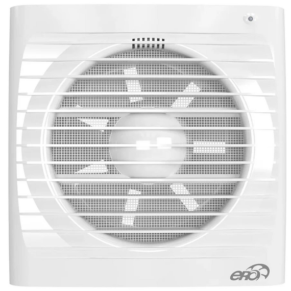 Ventilator axial de extracție cu grilă și senzor de umiditate ERA 5S HT D125 alb, 2 image
