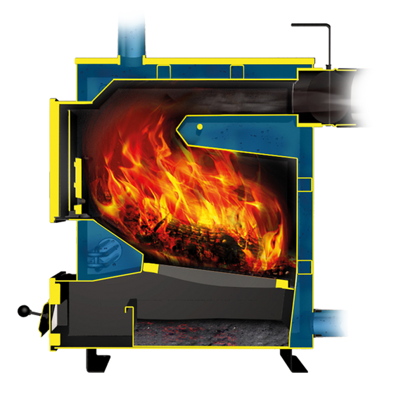 Cazan pe combustibil solid 22 kW TEPLODAR Kupper PRACTIC-20, 2 image