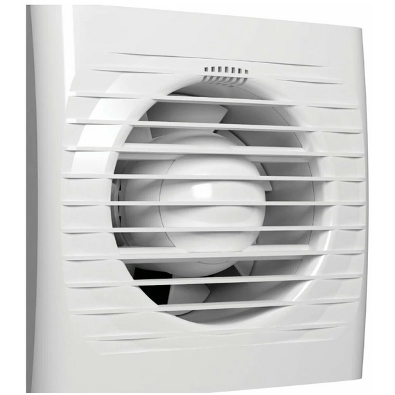 Ventilator axial de evacuare cu clapetă de retur Auramax Optima 4C D100 Alb