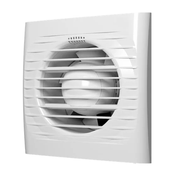 Ventilator axial de evacuare cu clapetă de retur Auramax Optima 4C D100 Alb, 2 image