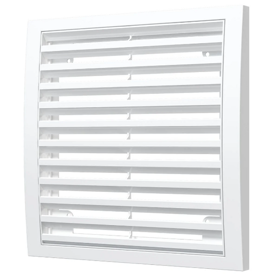 Grilă de ventilare din plastic ABS Era 2222PP 22x22 Alb