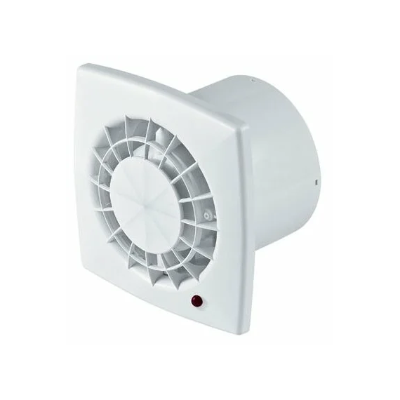 Осевой вытяжной вентилятор с выключателем Awenta Vega WGB100W D100 White, изображение [1] фото
