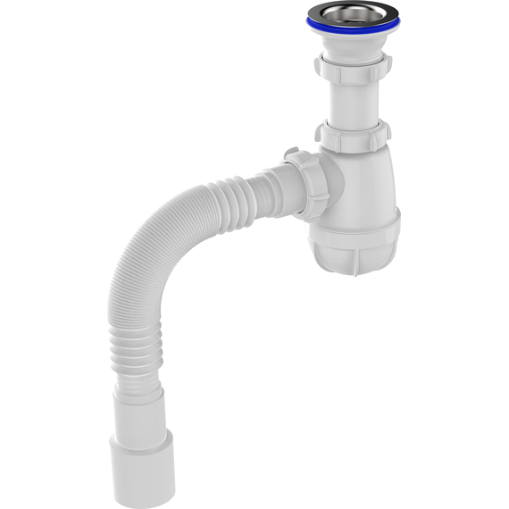 Sifon pentru bucătărie 1 1/2" x 40 cu tub flexibil 40x40/50, Aquant, 8 image