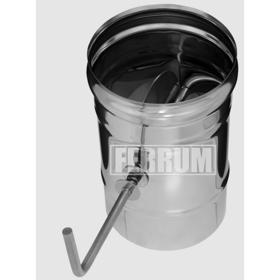 Șiber pentru coșul de fum Ferrum D115 (0,5 mm), 4 image