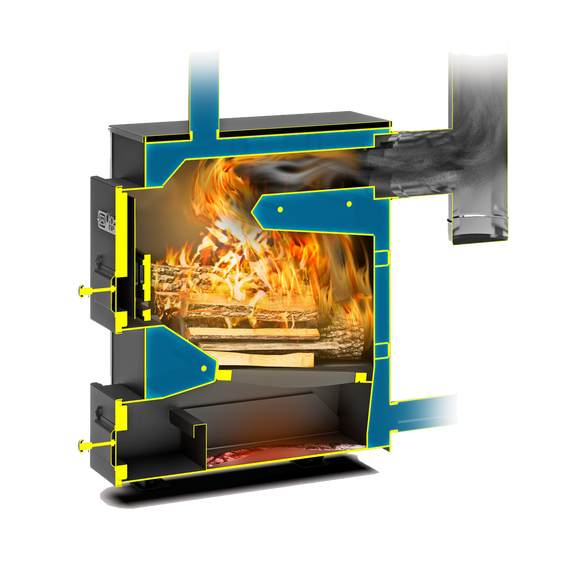 Cazan pe combustibil solid 20 kW TEPLODAR Kupper Practik-20 1.1, 4 image