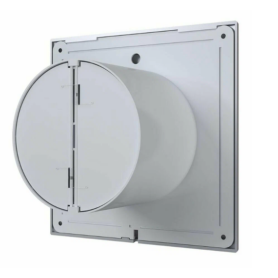 Дизайнерский вытяжной вентилятор с обратным клапаном VentEurope ELEGIA 100 BD Gray Metal D100, изображение [1] фото