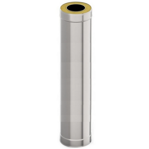 Сэндвич дымоход двустенный 0,25м Ferrum (430/0,5+оц) D150x210, изображение [1] фото