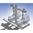 Colector pentru 2 pompe - aspirație Fome 495 mm 2 1/2"M x 1 1/4"M, 3 image