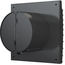 Ventilator de extracție design cu clapetă de sens Diciti SILENT 4C Obsidian, 3 image