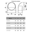 Conector unghiular pentru conductă plană cu rotund Era 620СК12,5КП 90° 6x20 D125, 4 image