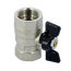 Шаровый кран бабочка 3/4'' FF Bugatti, 2 image