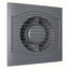 Дизайнерский вытяжной вентилятор с обратным клапаном VentEurope ELEGIA 100 BD Dark Gray Metal D100, изображение [1] фото