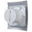 Ventilator evacuare design cu supapa VentEurope FRESH 100 BD Gray Metal, 4 image