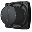 Ventilator evacuare design cu supapa VentEurope FINE 100 BD Matt Black, 4 image