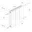 Radiator bimetalic Royal Thermo PianoForte 500 Silver Satin, 4 image