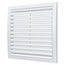 Grilă de ventilare din plastic ABS Era 2525РР 25x25 alb