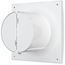 Осевой вытяжной вентилятор с клапаном, датчиком и таймером DICITI AURA 4C MRH D100 White, изображение [1] фото