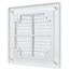 Вытяжная вентиляционная решетка из АБС-пластика с рамкой и сеткой Era 1515П 15х15 White, изображение [1] фото