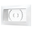 Grila de ventilatie din plastic ABS cu flansa Era 612РСФ 15х9 alb