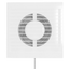 Ventilator de evacuare cu intrerupator si grila VentEurope REFINED 125 PS White, 2 image