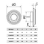 Анемостат приточно-вытяжной без фланца Era 12,5АПВП1 D125, изображение [1] фото
