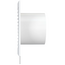 Ventilator axial de extractie cu intrerupator si grila VentEurope REFINED 100 PS White, 3 image